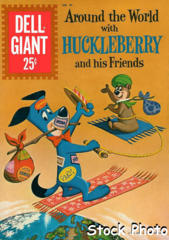 Huckleberry & Friends Around the World; Dell Giant #44 © July 1961